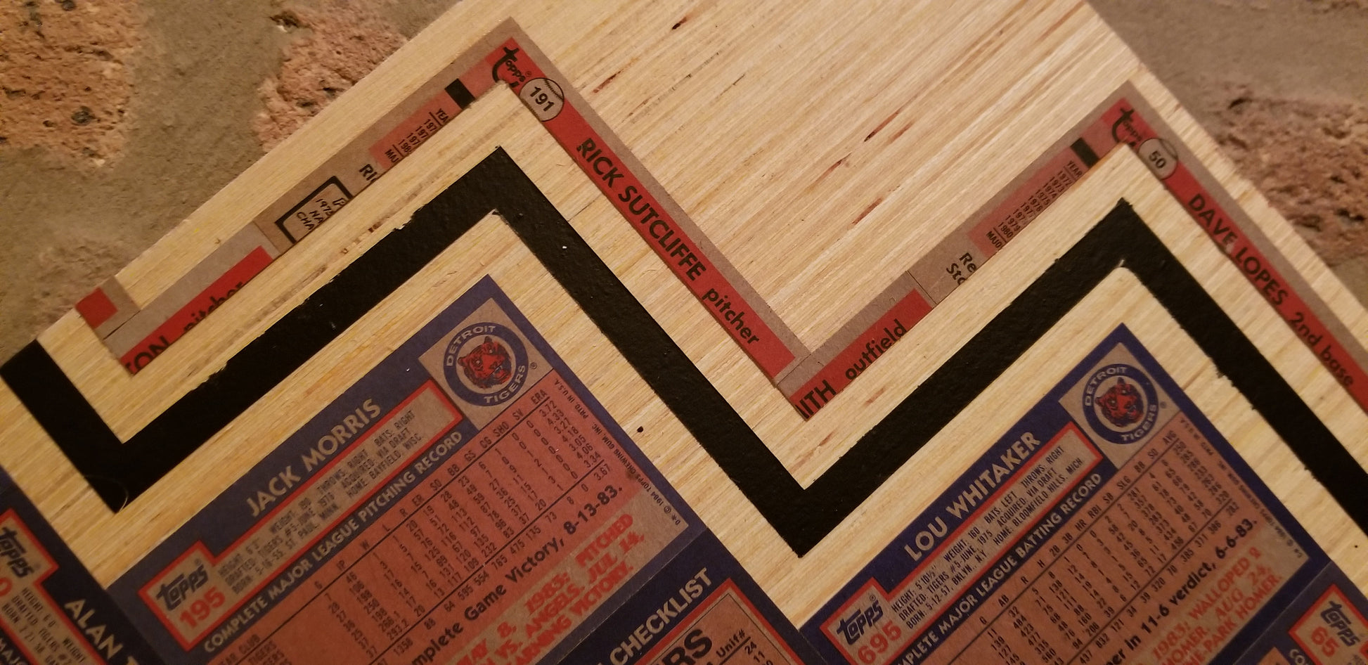Baseball card art by Matthew Lee Rosen (aka Matthew Rosen) - Topps. The Real One!