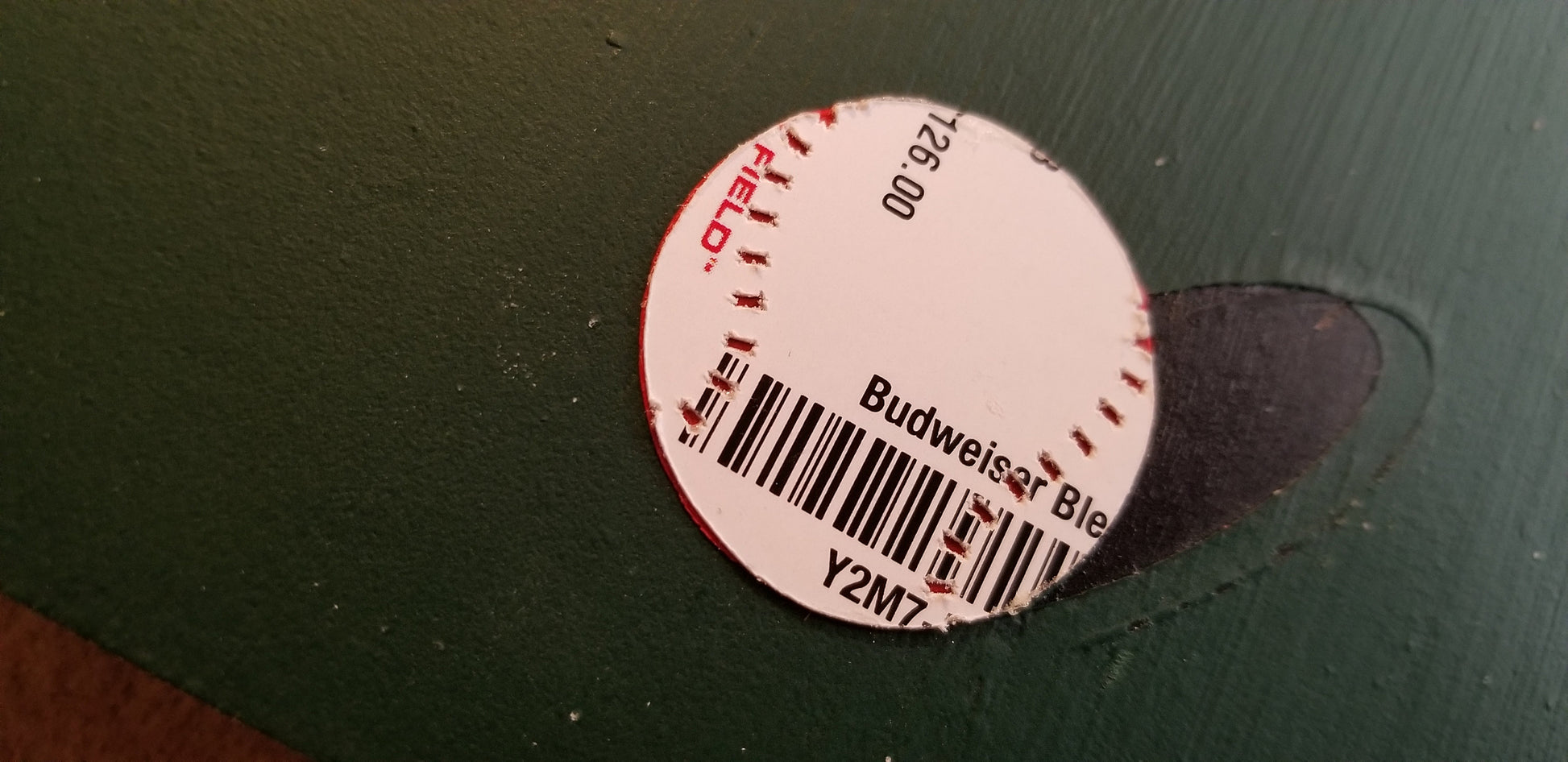 Baseball card art by Matthew Lee Rosen (aka Matthew Rosen) - Kyle Schwarber Home Run Ball (2015 NLDS Ticket Stub)