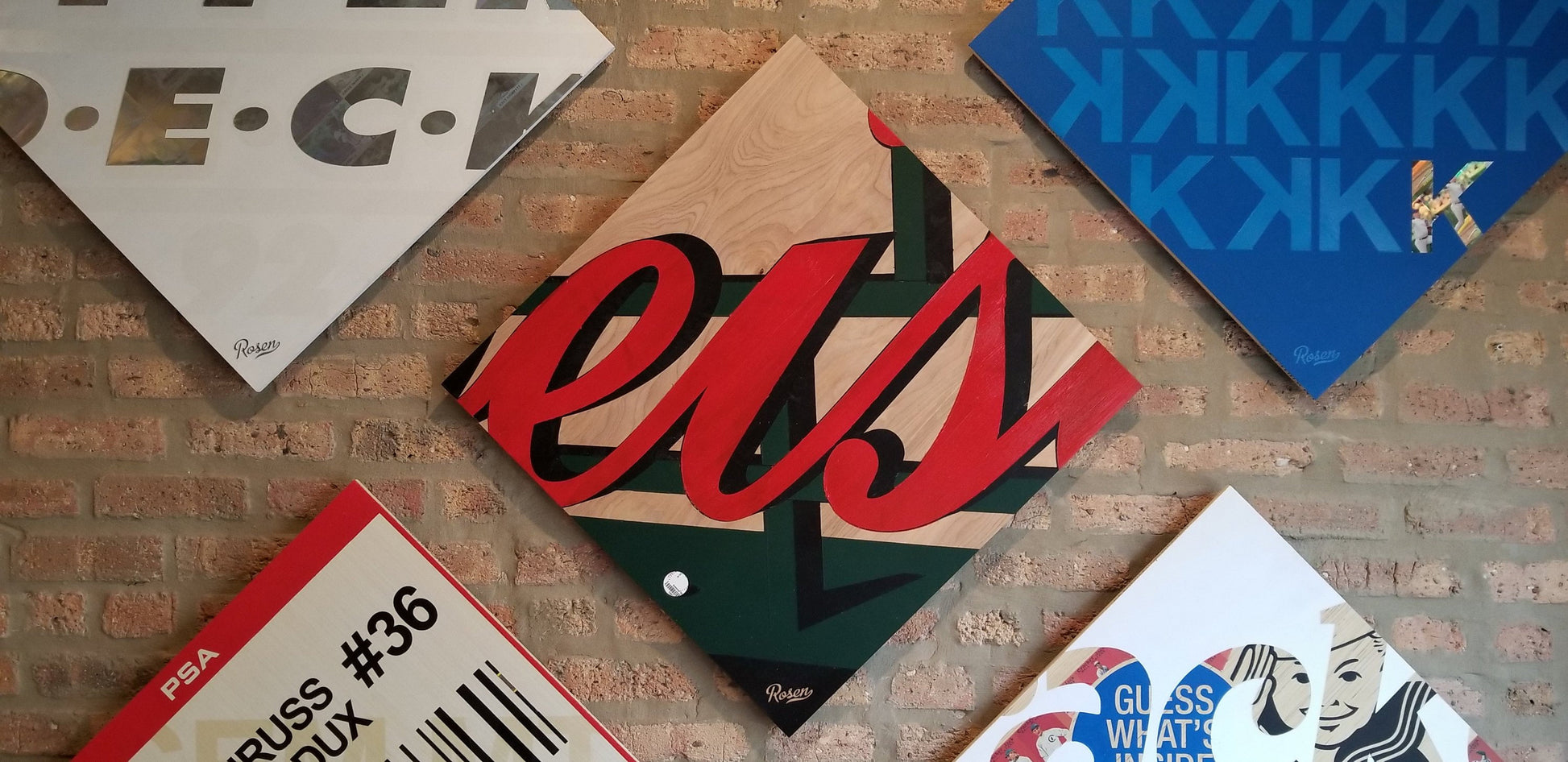 Baseball card art by Matthew Lee Rosen (aka Matthew Rosen) - Kyle Schwarber Home Run Ball (2015 NLDS Ticket Stub)