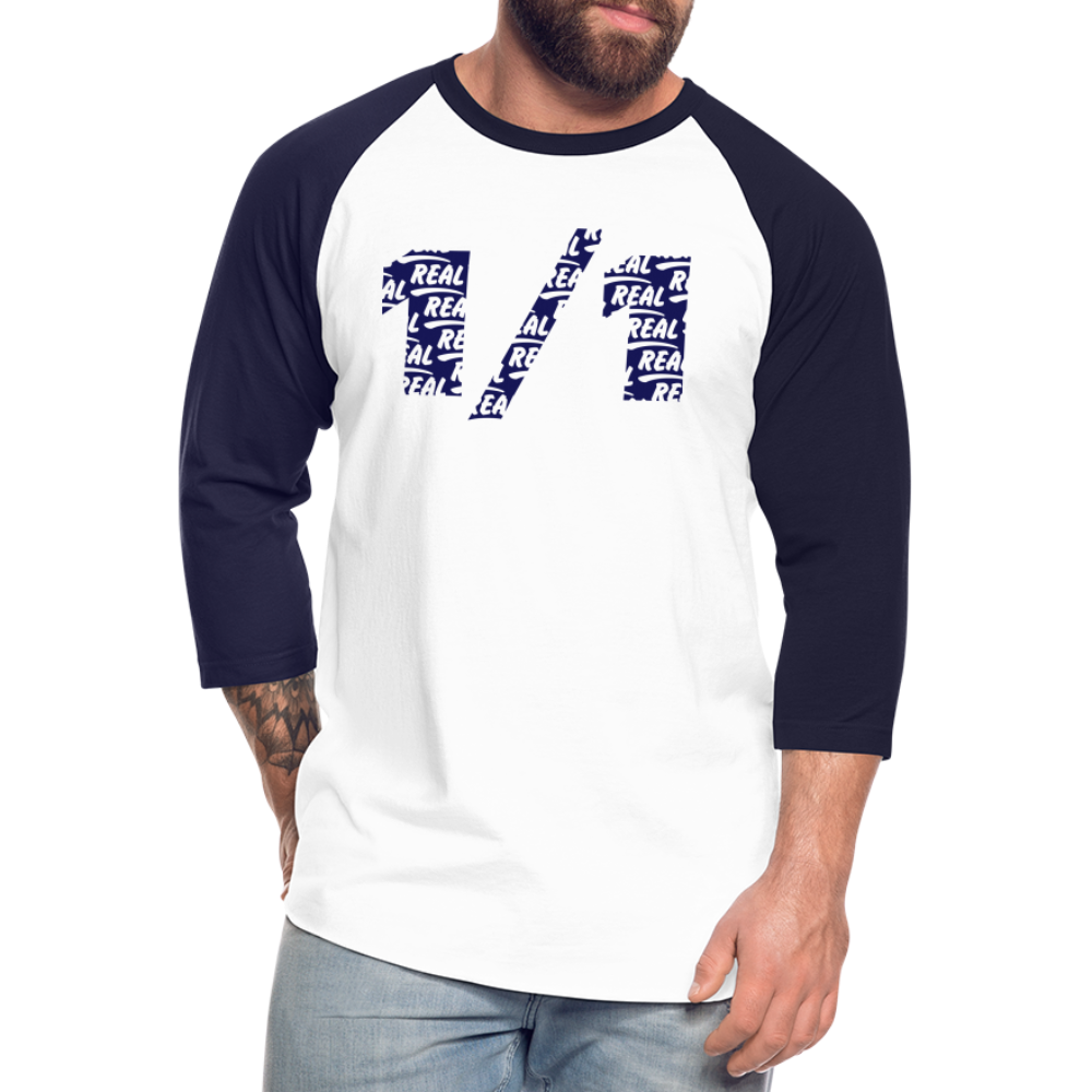 Real 1/1 - Ringer (Navy) - white/navy