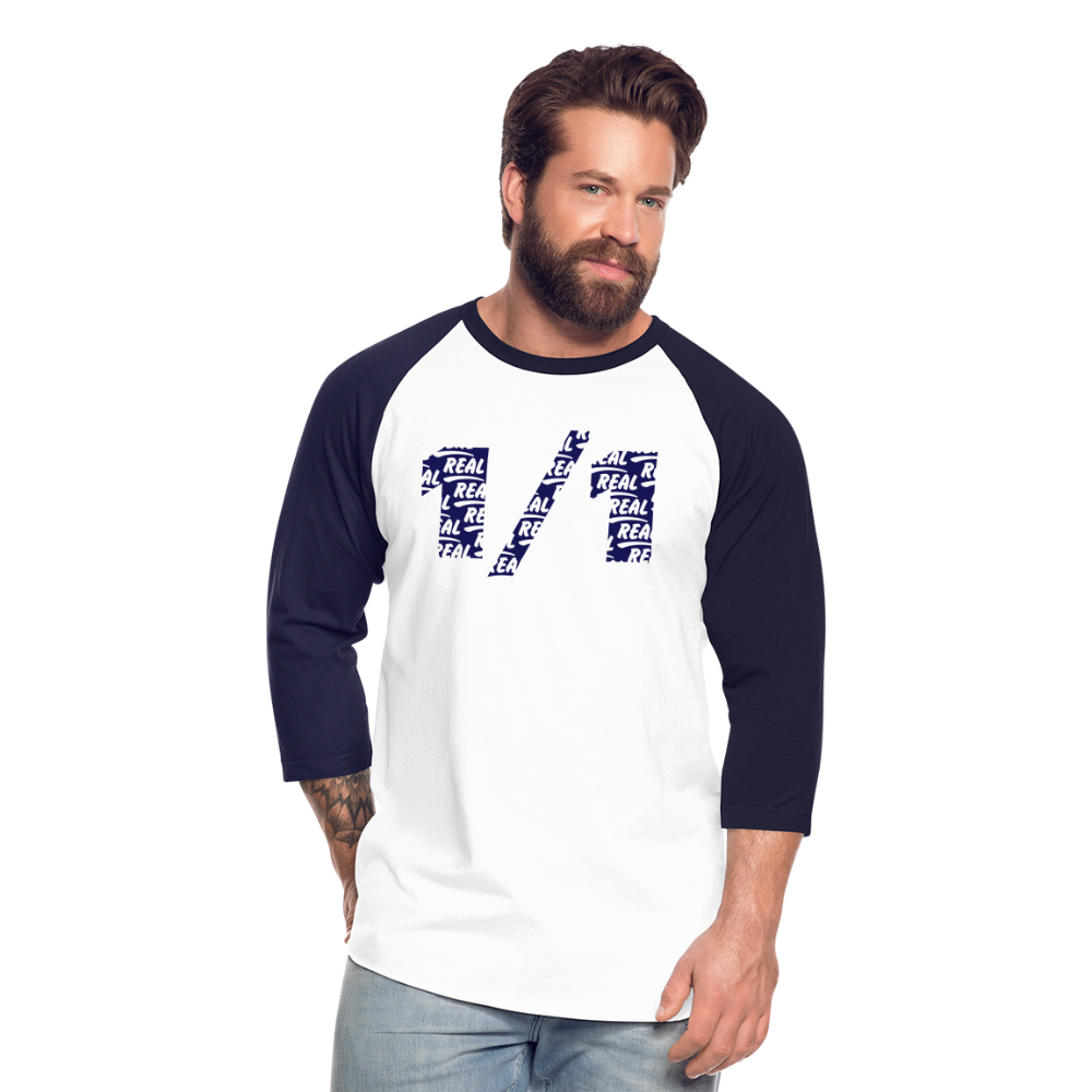 Real 1/1 - Ringer (Navy) - white/navy