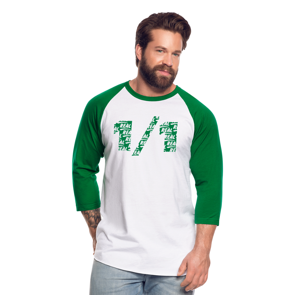 Real 1/1 - Ringer (Green) - white/kelly green