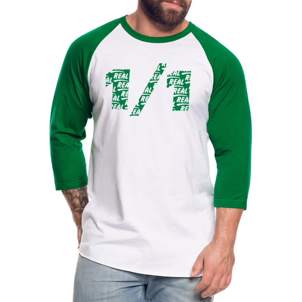 Real 1/1 - Ringer (Green) - white/kelly green