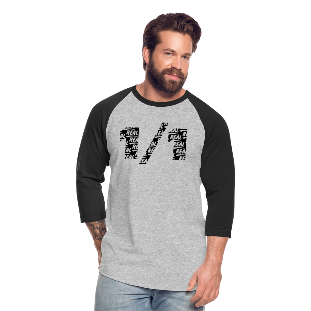 Real 1/1 - Ringer (Heather) - heather gray/black