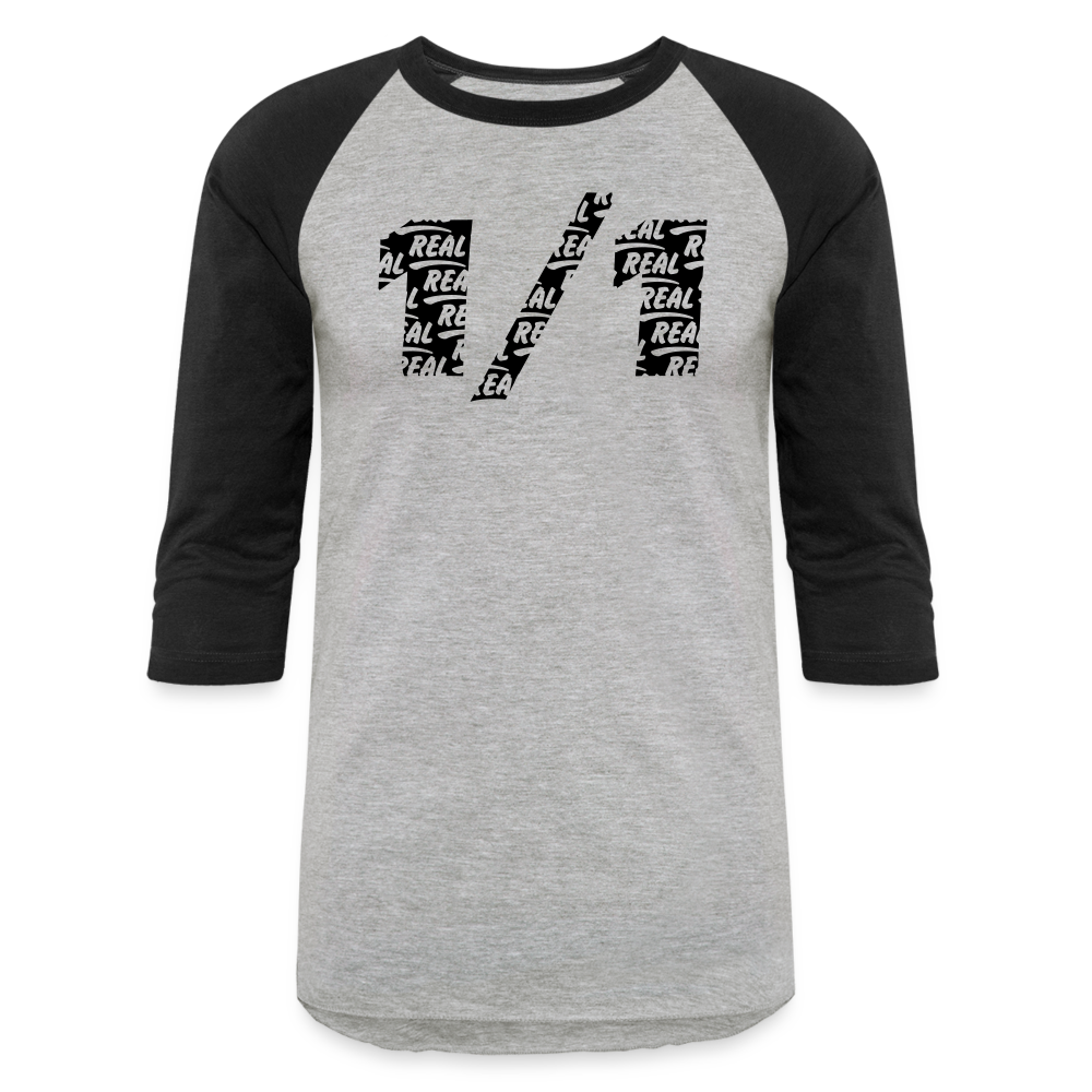 Real 1/1 - Ringer (Heather) - heather gray/black