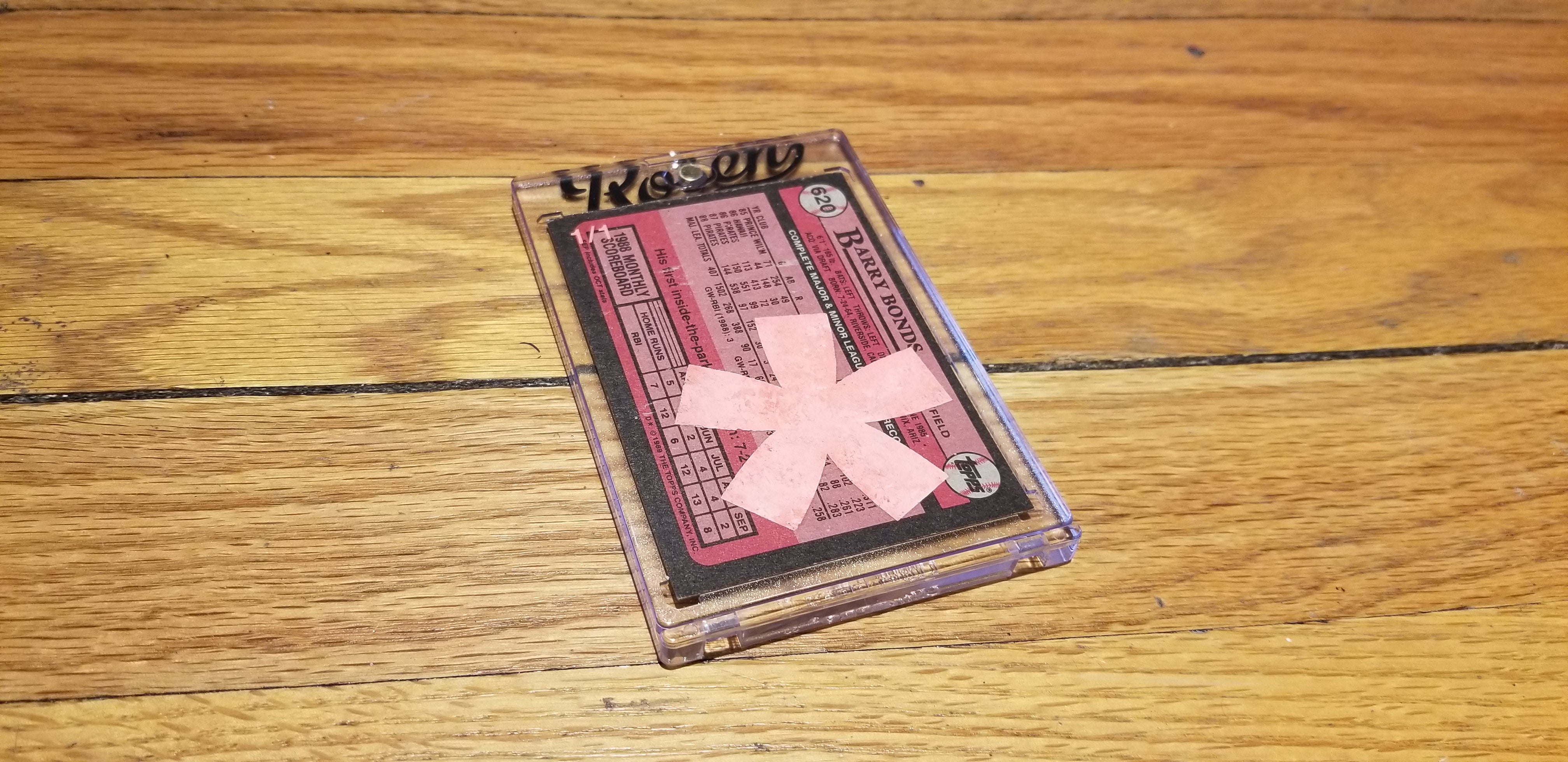 Handpainted gum cards from Baseball Card Artist Matthew Lee Rosen