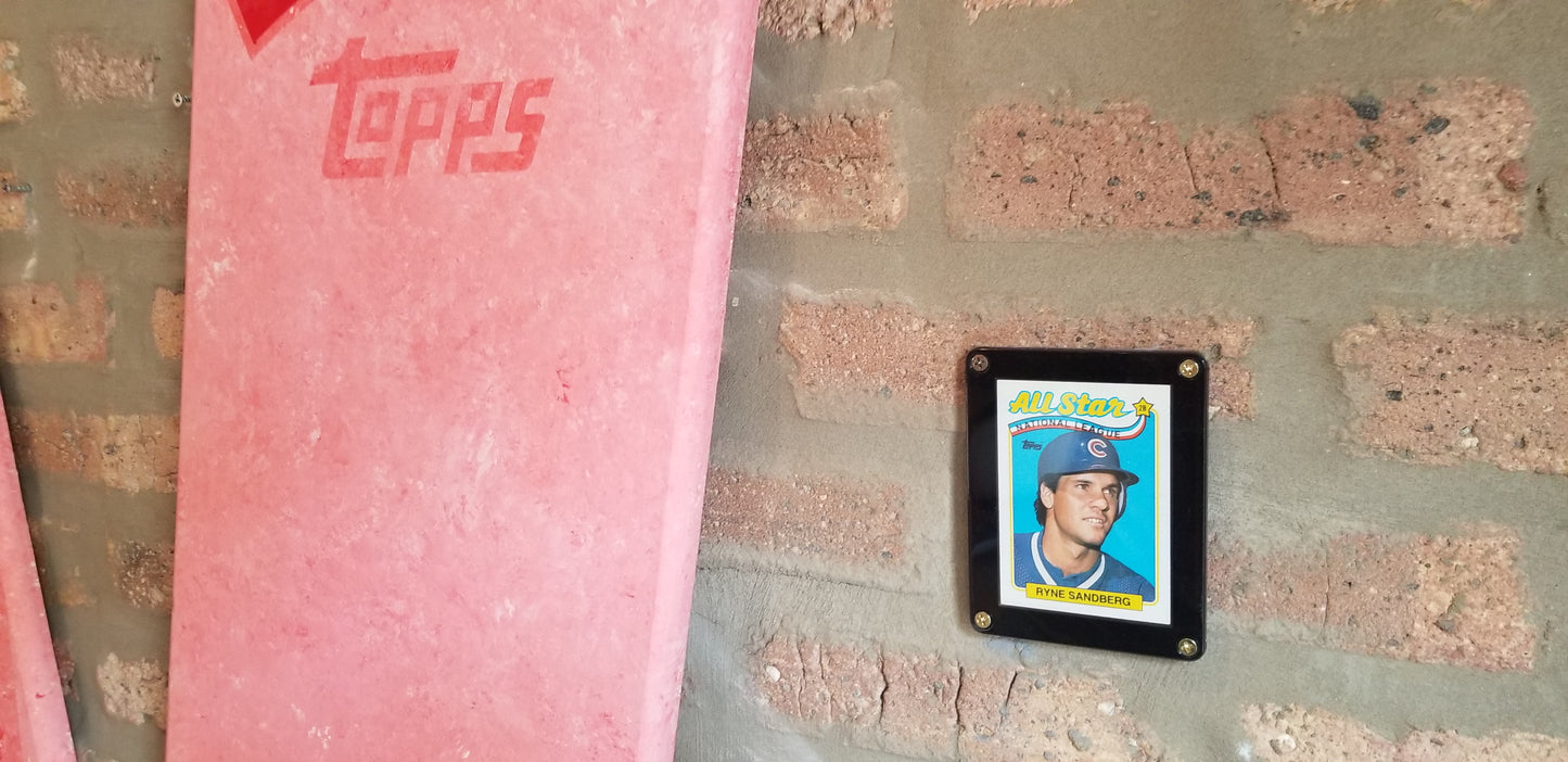 Baseball card art by Matthew Lee Rosen (aka Matthew Rosen) - 1989 Topps All-Star (Giant Gum Stick)