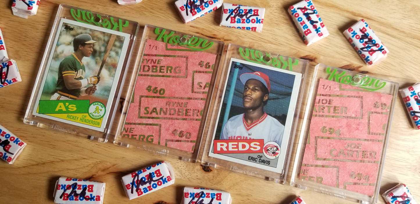 Baseball card art by Matthew Rosen - 1985 Topps