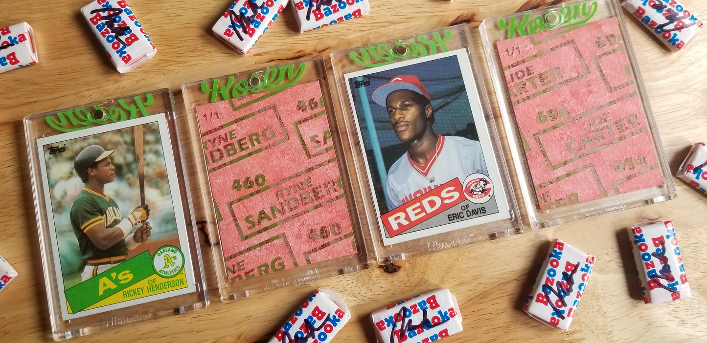 Baseball card art by Matthew Rosen - 1985 Topps