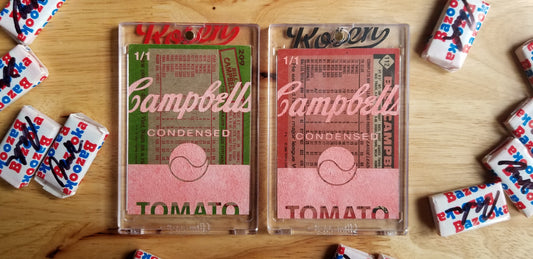 Baseball card art by Matthew Lee Rosen - Bill Campbell’s Soup