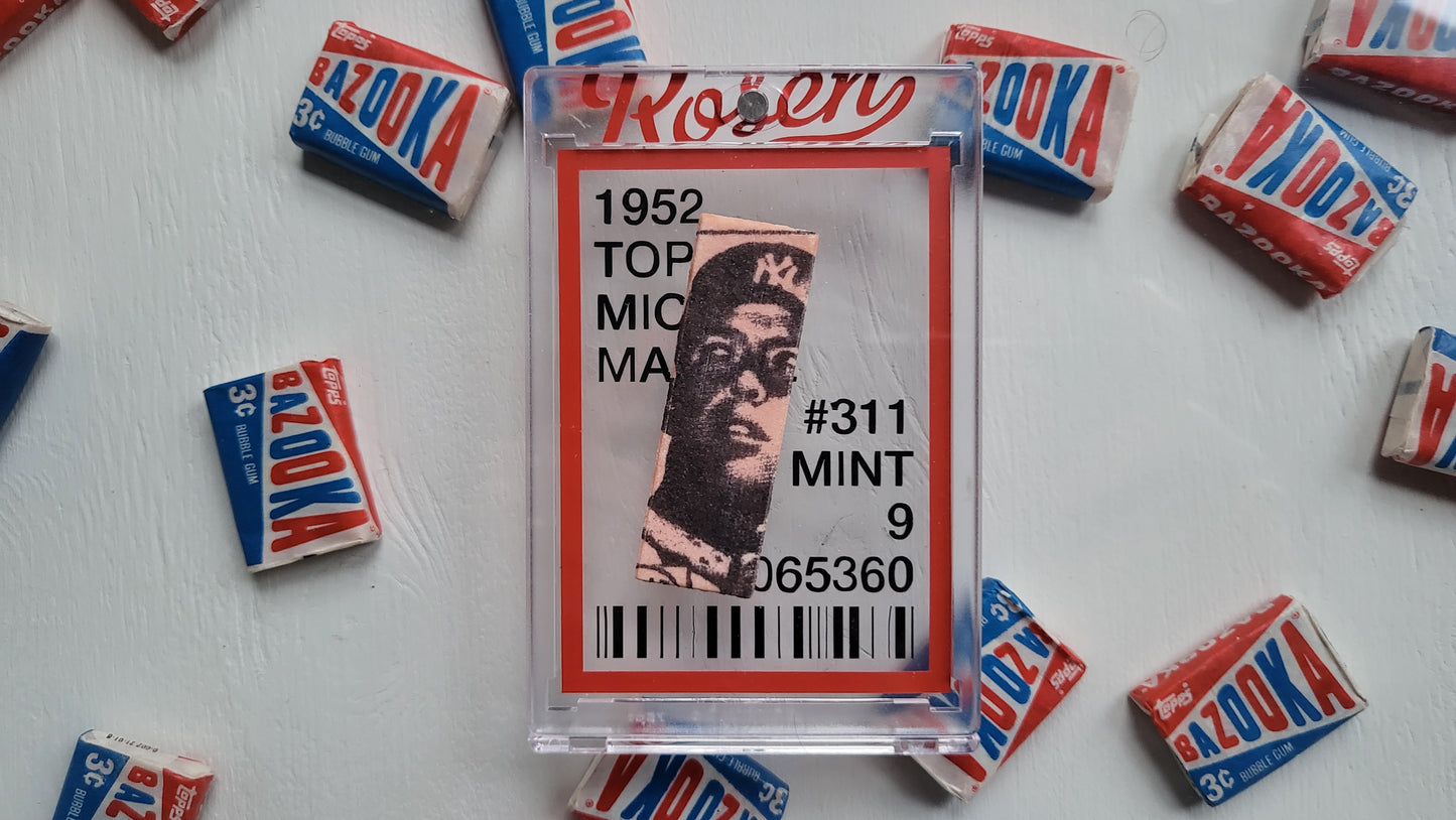 1952 Topps Mickey Mantle by Matthew Lee Rosen