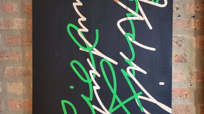 Bill Russell and Wilt Chamberlain signatures by Matthew Lee Rosen