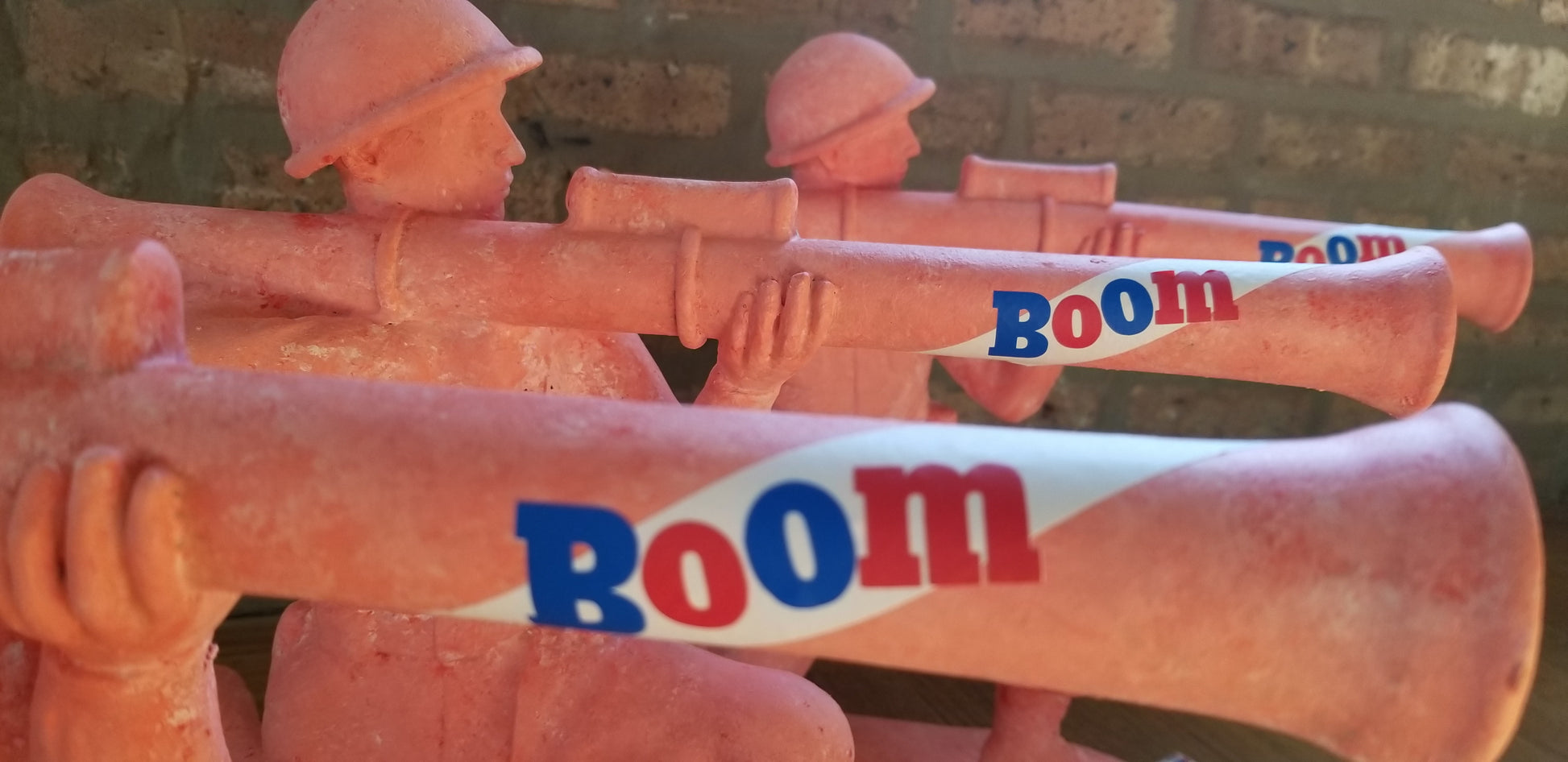 Baseball card art by Matthew Lee Rosen (aka Matthew Rosen) - Giant Bazooka Gum Army Man