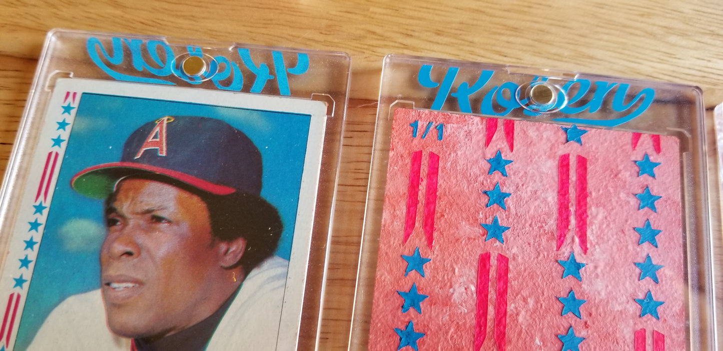 Baseball card art by Matthew Rosen - 1982 Topps All-Stars