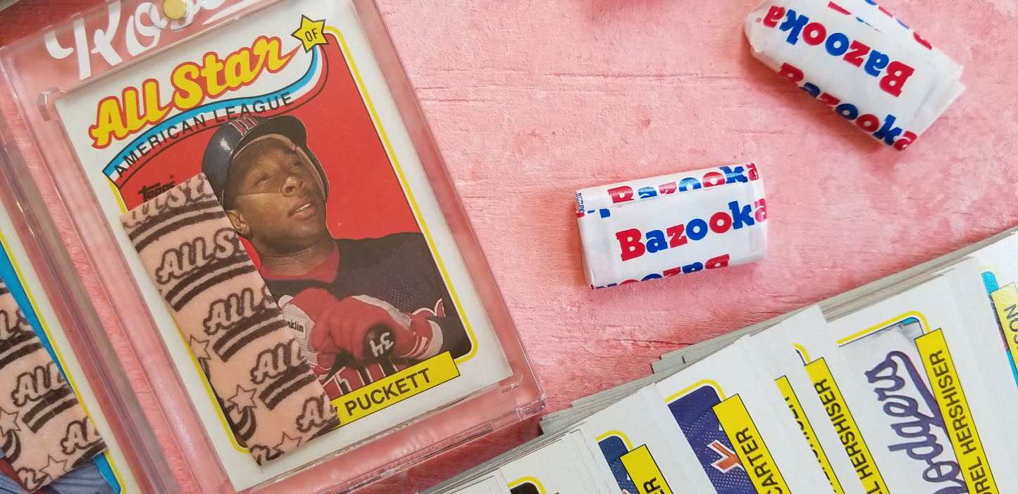Baseball card art by Matt Rosen - 1989 Topps All Star gum