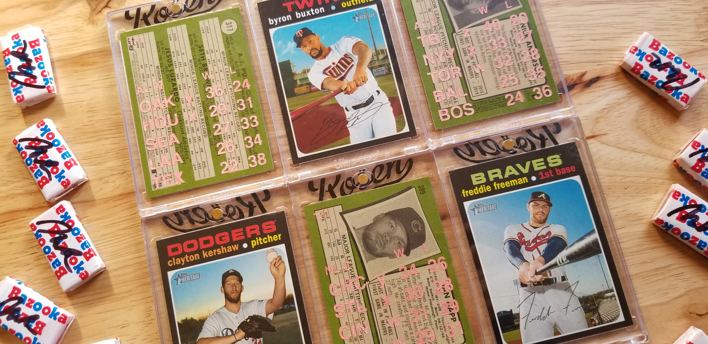 Baseball card art by Matthew Lee Rosen (aka Matthew Rosen) - 2020 Final Standings