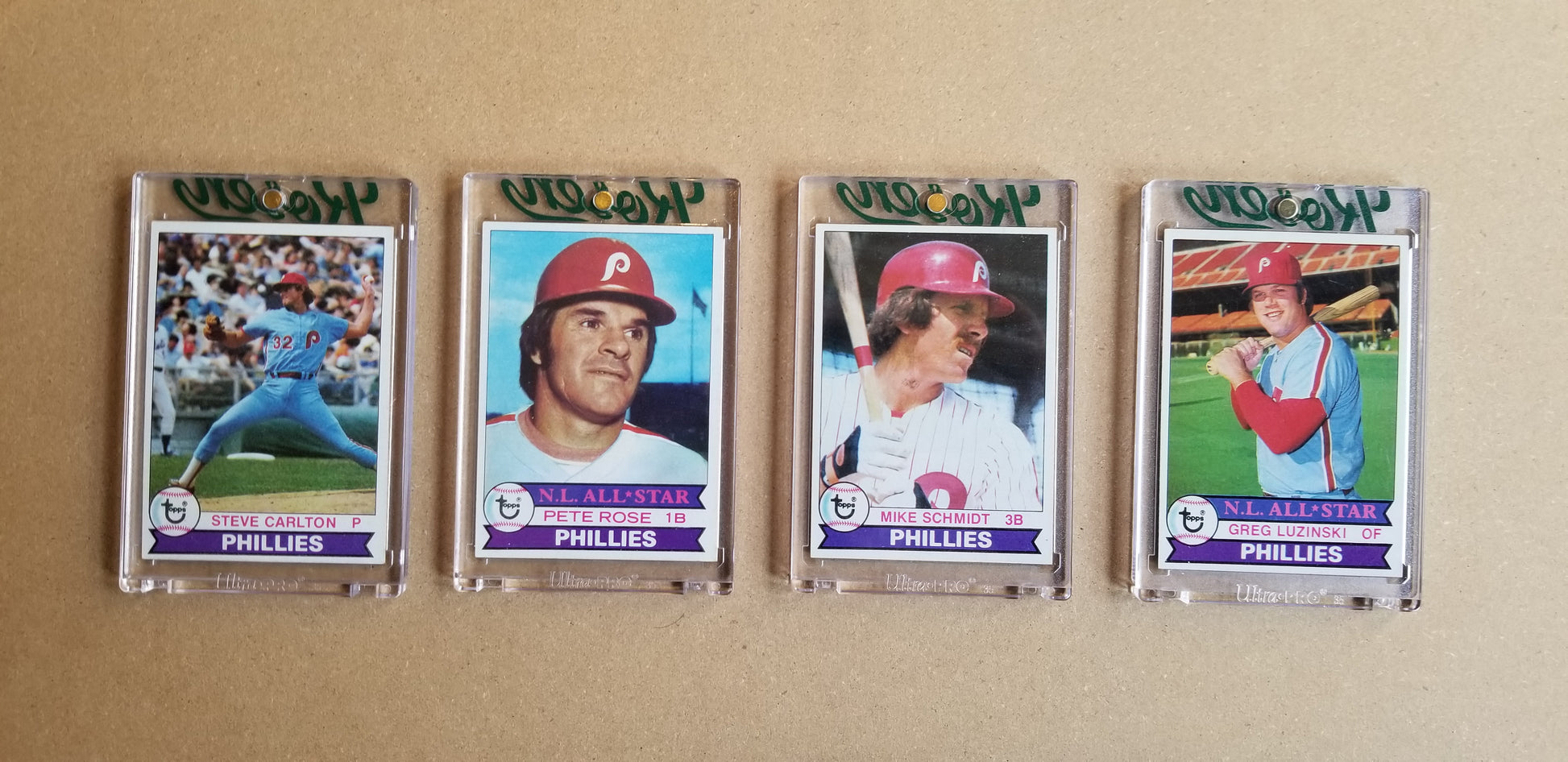 Baseball card art by Matthew Lee Rosen (aka Matthew Rosen) - Gum Stick Collector Cards - 1979 Burger King Phillies