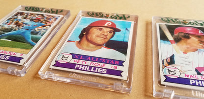 Baseball card art by Matthew Lee Rosen (aka Matthew Rosen) - Gum Stick Collector Cards - 1979 Burger King Phillies