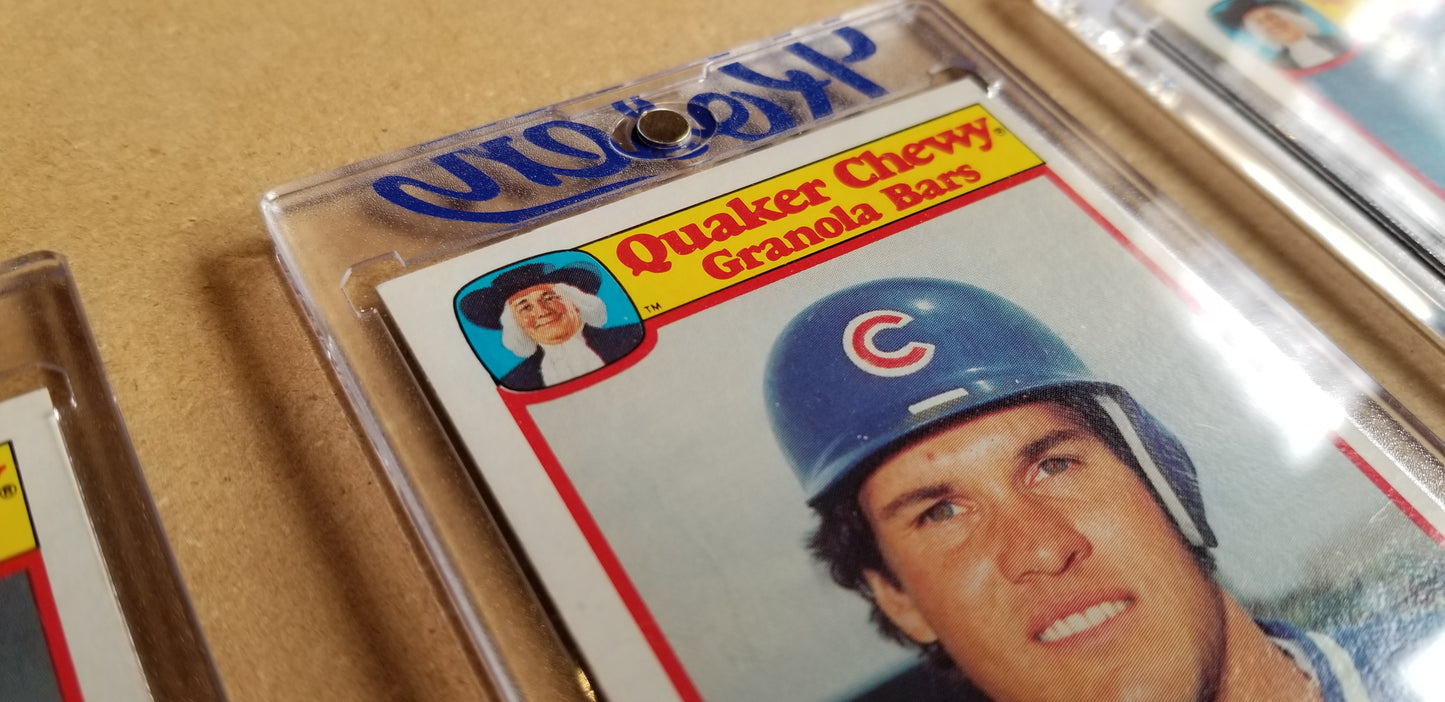 Baseball card art by Matthew Lee Rosen (aka Matthew Rosen) - Gum Stick Collector Cards - 1986 Topps Quaker Chewy