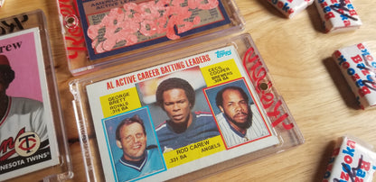 Baseball card art by Matt Rosen - Rod Carew (Beastie Boys)