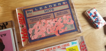 Baseball card art by Matt Rosen - Rod Carew (Beastie Boys)