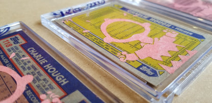 Baseball card art by Matthew Lee Rosen (aka Matthew Rosen) - Gum Stick Collector Cards - 1986 Topps Quaker Chewy