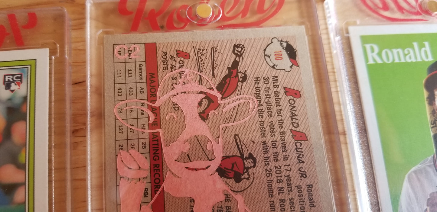 Baseball card art by Matthew Lee Rosen (aka Matthew Rosen) - Chick-fi-La