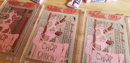 Baseball card art by Matthew Lee Rosen (aka Matthew Rosen) - Chick-fi-La