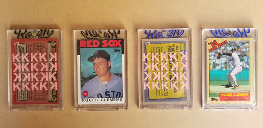 Baseball card art by Matthew Lee Rosen (aka Matthew Rosen) - Clemens 20K