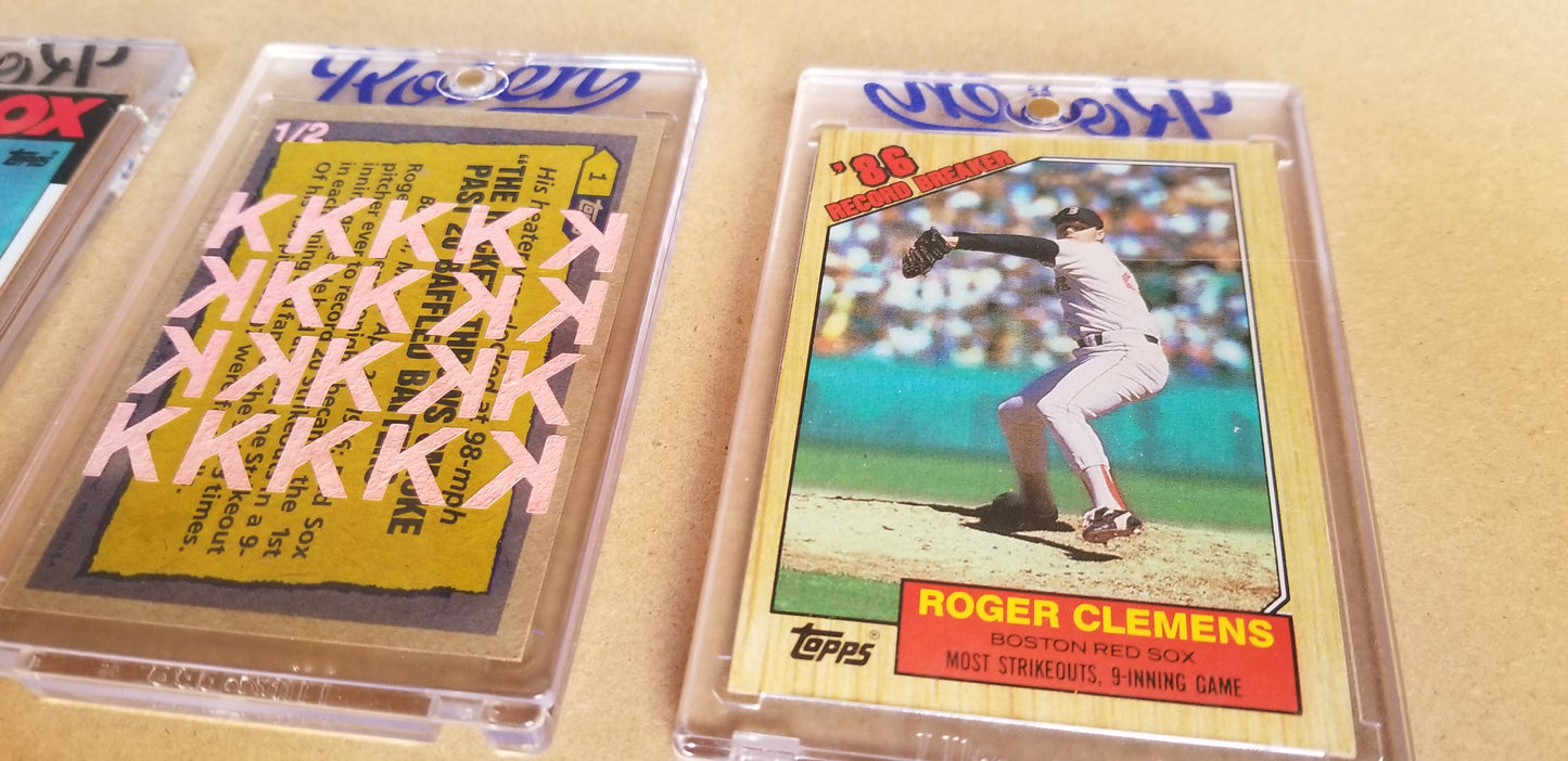 Baseball card art by Matthew Lee Rosen (aka Matthew Rosen) - Clemens 20K