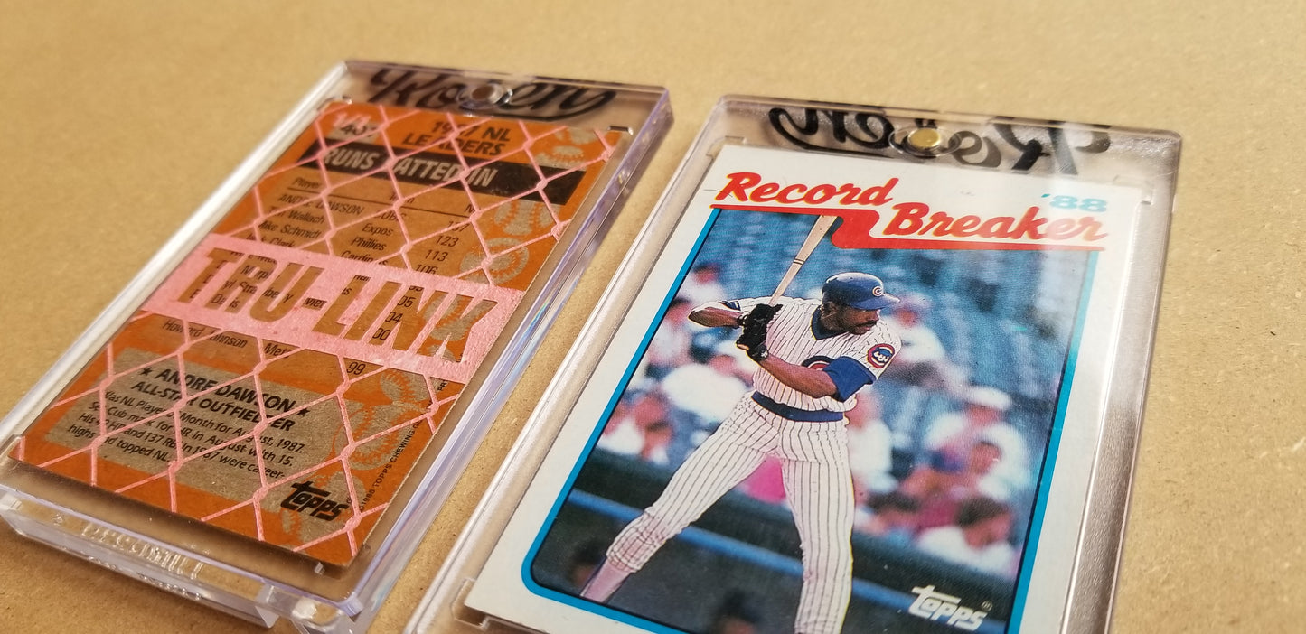 Baseball card art by Matthew Lee Rosen (aka Matthew Rosen) - Gum Stick Collector Cards - Andre Dawson (Tru-Link)