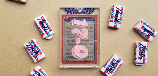Baseball card art by Matthew Lee Rosen (aka Matthew Rosen) - Dolphins 17-0