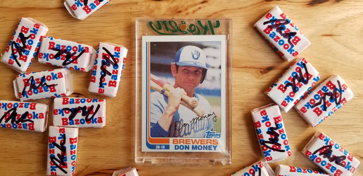 Baseball card art by Matthew Rosen - Don Easy Money