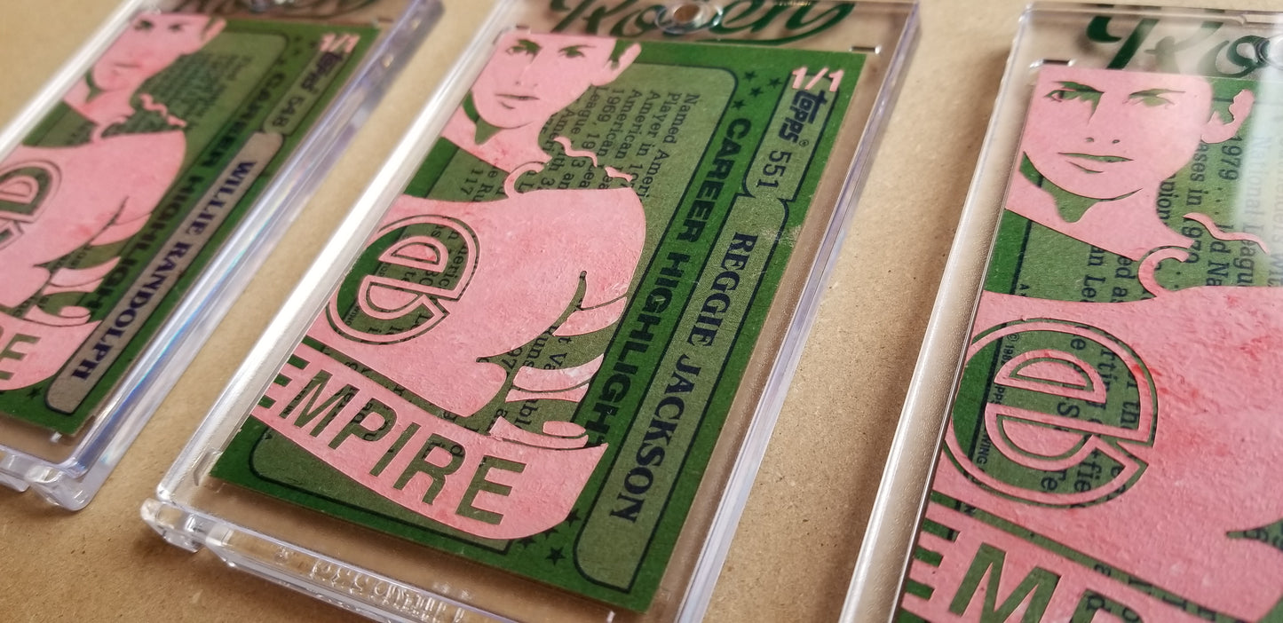 Baseball card art by Matthew Lee Rosen (aka Matthew Rosen) - Gum Stick Collector Cards - Evil Empire