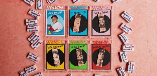 Baseball card art by Matthew Lee Rosen  - 1959 Topps Gum Sticks