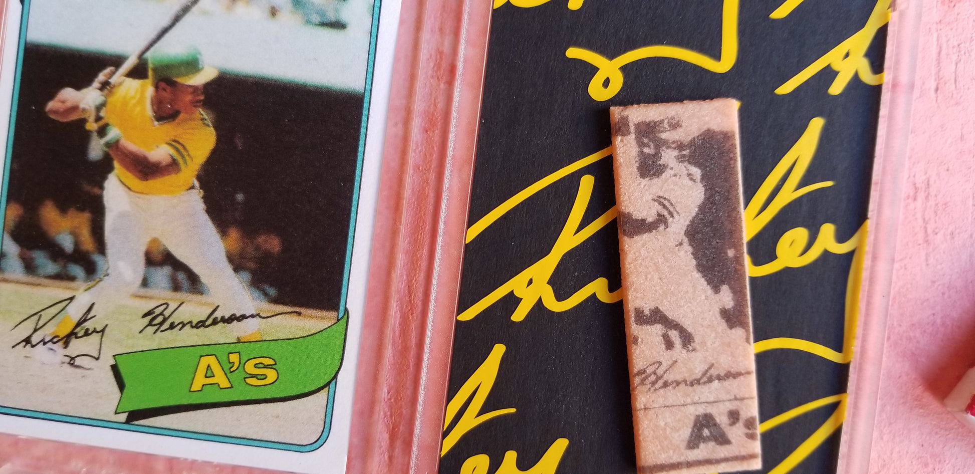 Baseball card art by Matt Rosen - 1980 Topps Rickey Henderson