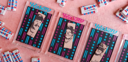 Gum Stick portraits - 1982 Topps All Stars - Baseball card art by Matt Rosen