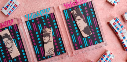Gum Stick portraits - 1982 Topps All Stars - Baseball card art by Matthew Lee Rosen