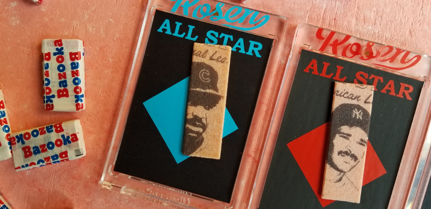 Baseball card art by Matthew Lee Rosen - 1988 Topps All Stars