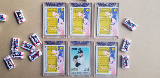 Baseball card art by Matthew Lee Rosen (aka Matthew Rosen) - George Lucas Giolito