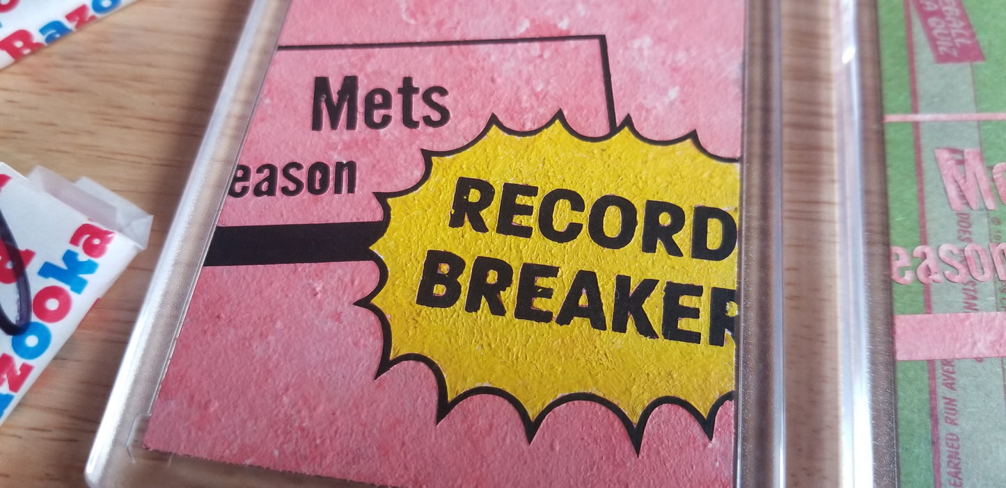 Baseball card art by Matthew Lee Rosen (aka Matthew Rosen) - Dwight Gooden Record Breaker