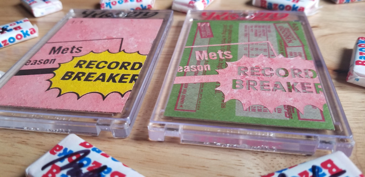 Baseball card art by Matthew Lee Rosen (aka Matthew Rosen) - Dwight Gooden Record Breaker