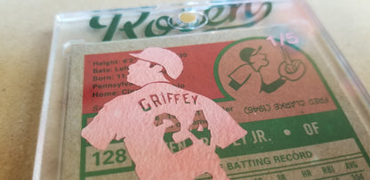 Baseball card art by Matthew Lee Rosen (aka Matthew Rosen) - Griffey Jr. Silhouette