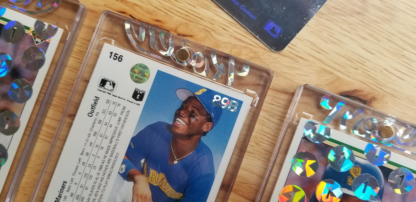 Baseball card art by Matthew Rosen - Ken Griffey Jr. Upper Deck