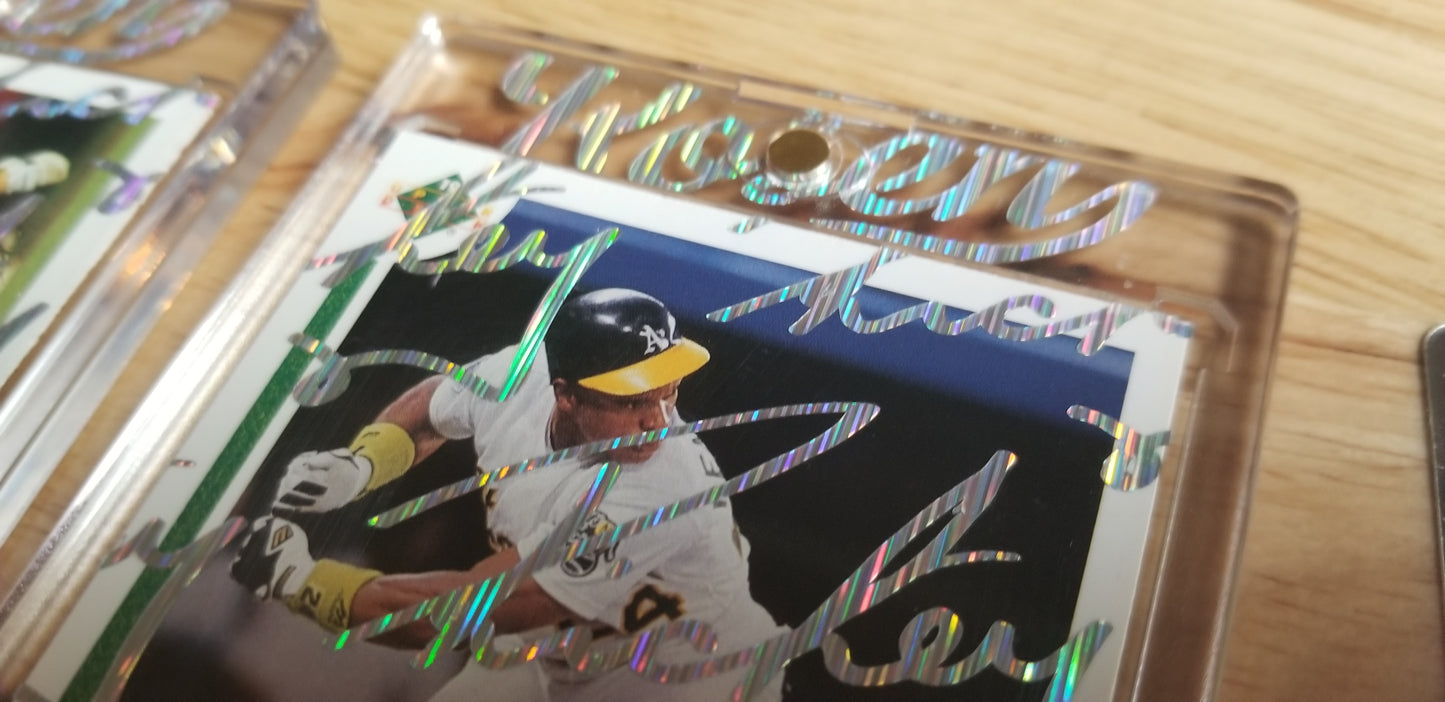 Baseball card art by Matthew Lee Rosen (aka Matthew Rosen) - Rickey Henderson Upper Deck