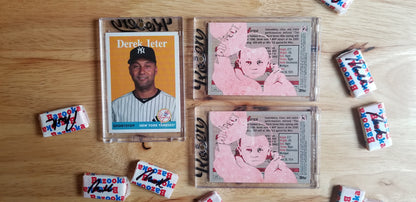 Baseball card art by Matthew Lee Rosen (aka Matthew Rosen) - Derek Jeter Respect