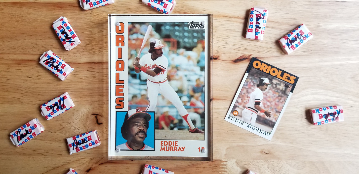 Baseball card art by Matthew Lee Rosen (aka Matthew Rosen) - Eddie Murray Rookie Card