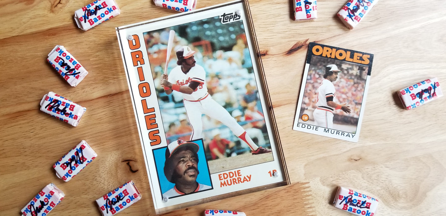 Baseball card art by Matthew Lee Rosen (aka Matthew Rosen) - Eddie Murray Rookie Card