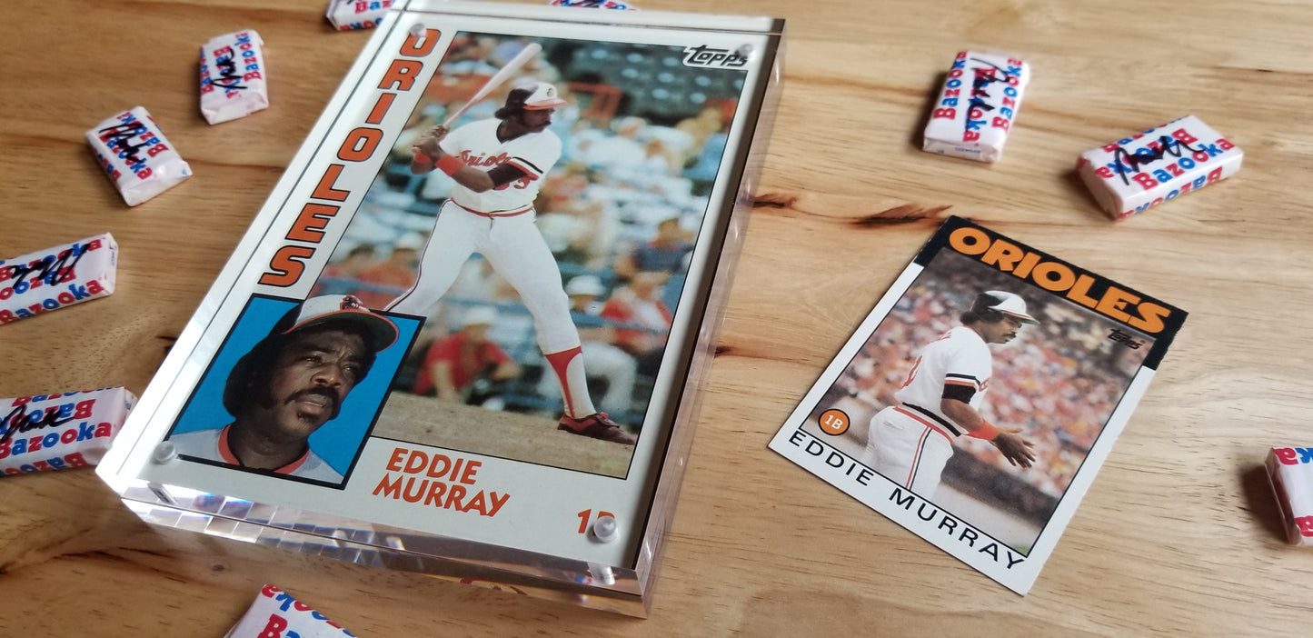 Baseball card art by Matthew Lee Rosen (aka Matthew Rosen) - Eddie Murray Rookie Card