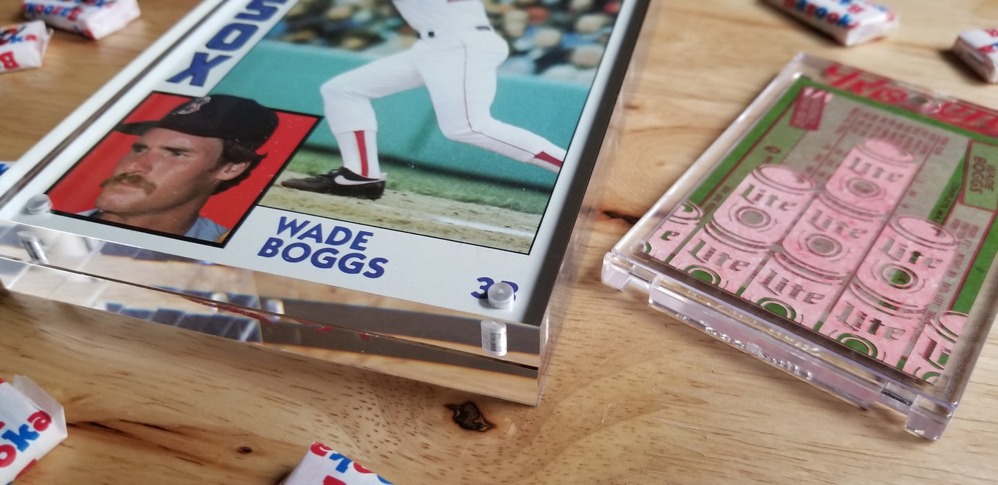 Baseball card art by Matthew Lee Rosen (aka Matthew Rosen) - Wade Boggs Lite Beer